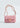 Borsa a tracolla in eco-pelliccia ricciolina rosa Brescia