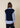 Gilet con scollo a V coste blu Magnolia