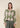 Maglione a losanghe in mohair rosa e verde Mena