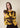 Maglione a losanghe in mohair giallo Mena