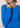 Maglia in baby alpaca con scollo tondo blu cobalto Minevra