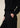 Pantalone a palazzo in tessuto tecnico bi-stretch nero Palombo
