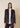 Blazer oversize in velluto marrone Rina