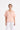 Blusa over in lino con scollo a V rosa Sorrentina